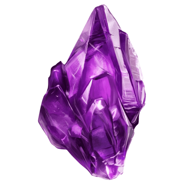 Purple crystal